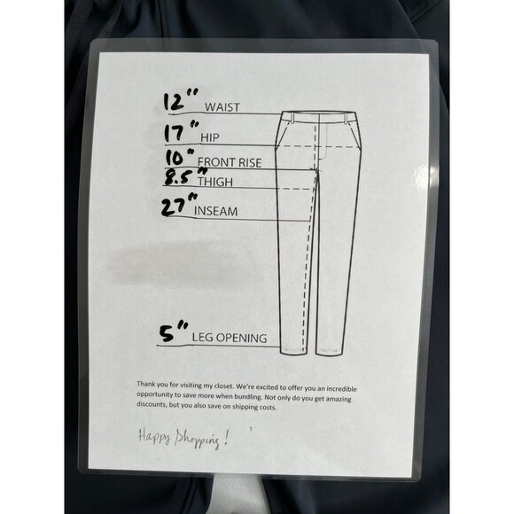 Lululemon Pants Womens Dark Gray-On The Fly Drawstring Pull Size 2 #340 - Picture 12 of 12